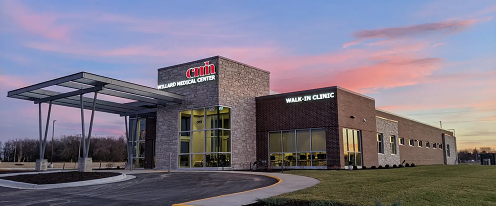 Willard Medical Center and Walk‑In Clinic building exterior