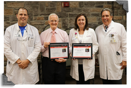 CMH leadership with AHA Award