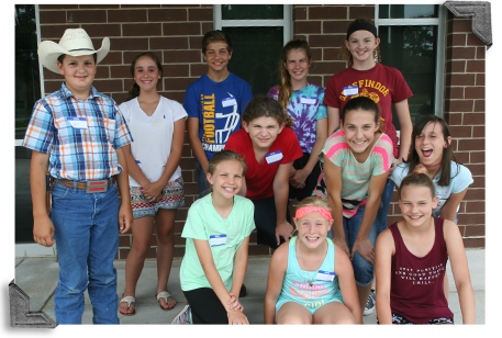 Group of teens at the Safe Sitter class