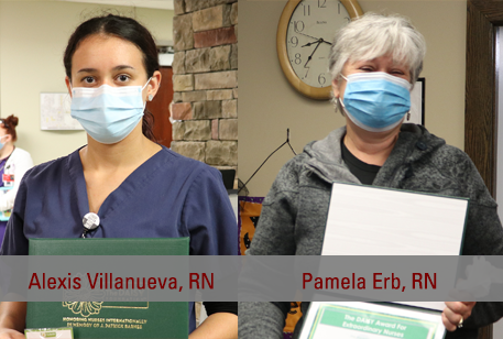 Alexix Villanueva, RN, and Pamela Erb, RN
