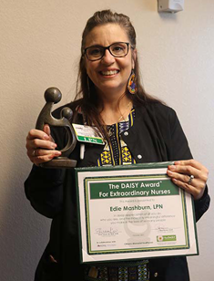 Edie Mashburn, LPN - October DAISY Award Winner