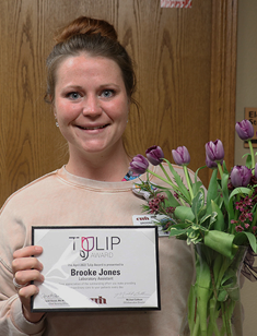 Brooke Jones, MA April 2022 CMH TULIP Award Winner