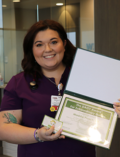 Maddie Prosch, RN - December 2021 Daisy Award winner