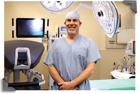 Dr. Walterskirchen in surgical suite