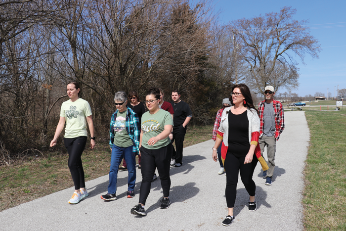 CMH Providers and community members walk in Buffalo, MO