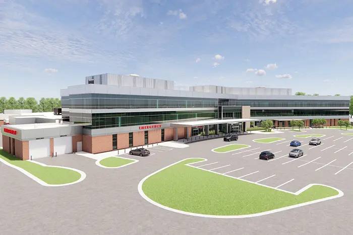 Rendering of hospital expansion