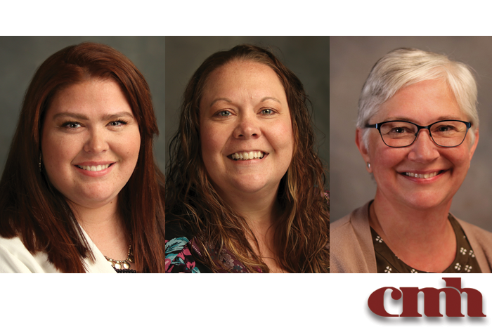 CMH Nursing Leadership - Maeghan Kidd, RN, Memory Curry, RN,  Kim Presley, RN